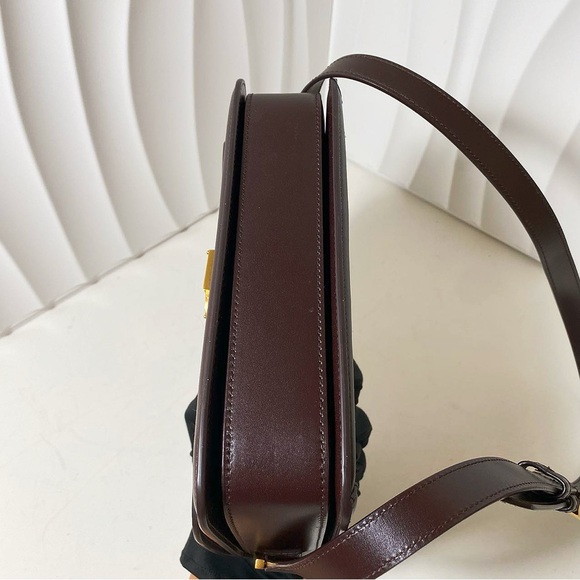 YSL Saint Laurent Tweed & Leather Solferino Shoulder Bag - Picture 6 of 11